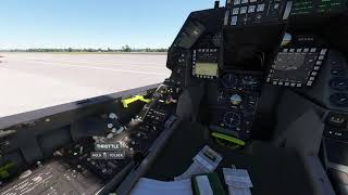 F18 formation and F16 flight practice TJSJ Microsoft flight simulator [upl. by Varien]