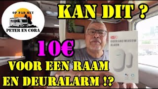 Vlog 61  Raamalarm in de camper monteren [upl. by Nibla]