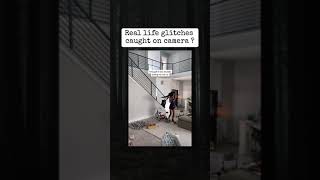 Real life glitches caught on camera  creepy horrorstories viralshorts [upl. by Yretsym813]