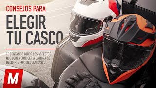 Consejos para ELEGIR tu CASCO de moto [upl. by Ecnerwaled]