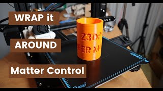 How to wrap text in Matter Control  Z3DP Beer Mug [upl. by Aehsel]