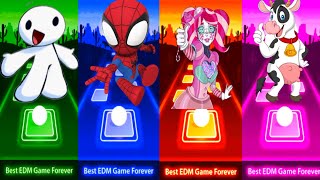 Oddballs🆚SpiderMan 🆚Kandyland🆚FUNNYCOW🍇Who is best [upl. by Anisamot]