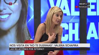 Entrevista a Valeria Schapira quotEl amor está dentro de unoquot [upl. by Nozicka368]