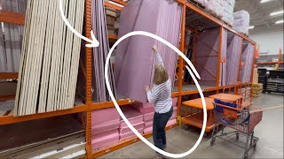 She buys a GIANT foam board at Home Depot for a genius new idea [upl. by Ellen346]