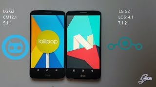 LineageOS 141 VS CyanogenMod 121  Speed Test [upl. by Assirek]