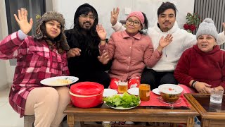 Mukbang With Family 😍🤤theraicouple [upl. by Eirahcaz]