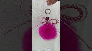 Stylish amp trendy beaded keychain  DIY handmade keychain mobile charm diy Keychain beaded charm [upl. by Carboni]