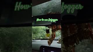 How to remove fog  Defogger trending shortvideo [upl. by Ahsiener]