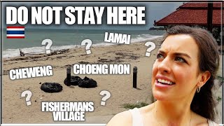 Where SHOULD you stay on KOH SAMUI  Cheweng Lamai Choeng Mon Fishermans Village [upl. by Melva889]