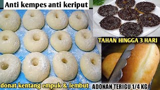 CARA MEMBUAT DONAT KENTANG EMPUK DAN LEMBUT TAHAN LAMA ANTI GAGAL [upl. by Tobi]