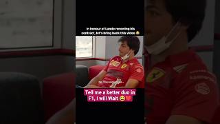 Sainz Leclerc is best Duo in F1 off the track shorts f1 formula1 [upl. by Anoik]