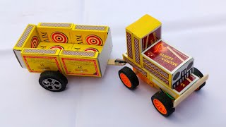 How To Make mini Tractor at Home  Scienceproject [upl. by Ardnalak]