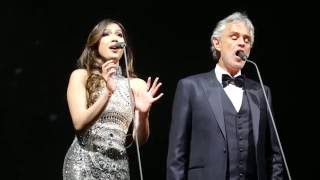 Canto Della Terra Andrea Bocelli 2016 UK Tour Christine Allado Glasgow Sheffield [upl. by Stanislaw]