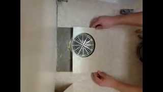 How Mark And Cut VCT Around Drain [upl. by Cullie]