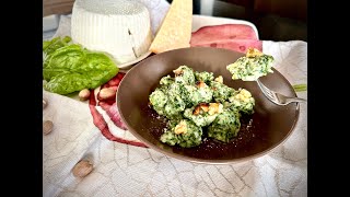 Gnocchi di ricotta e spinaci  In cucina con Paola [upl. by Cristin550]