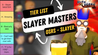 Ultimate Slayer Master Tier List  For Beginners to Slayer OSRS [upl. by Grose]