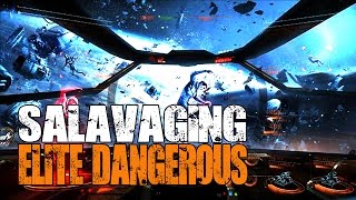 Elite Dangerous  Salvageable Wreckages [upl. by Aland]