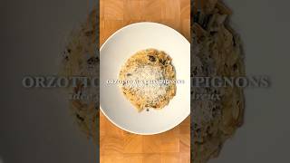 Orzotto aux champignons foodshorts food recettefacile cooking risotto fromage foodie recette [upl. by Nina]