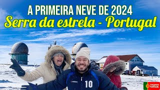 Primeira neve em Portugal em 2024  Serra da Estrela [upl. by Luapnaes]