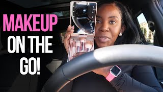 thoughts on laser hair removal amp doing my makeup in the car  amazon BSMALL makeup brush set [upl. by Reywas984]