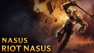 Riot K9 Nasus  Skins lol [upl. by Press]