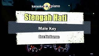 Setengah Hati  Karaoke  Male Key  Ona Hetharua [upl. by Cosma]