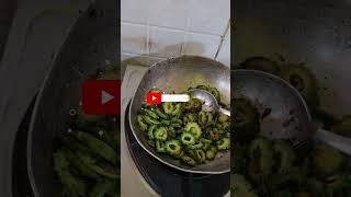 Karlyachi Sukhi Bhaji  Karela Recipe  Home Made Food cooking recipe [upl. by Dowzall]