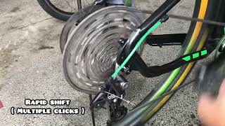 Shimano Deore M5100 Shifting Test after a year  Halos bago pa din walang bawas sa performance [upl. by Fahy]