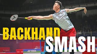 The WORLD is doing LEE ZII JIA Backhand Smash [upl. by Rahman]