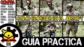 Cómo empezar en el airsoft  Que réplica comprar  Qué se necesita primero  GUÍA PRINCIPIANTES [upl. by Kcirej]