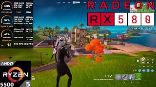 RX 580 8GB  Fortnite Tested in Late 2024 [upl. by Yenar]