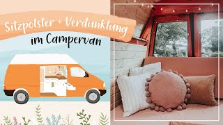 Campervan Ausbau  Fenster Verdunklung mit Magneten  Polsterbezüge selber nähen [upl. by Lindon605]