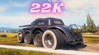 22K Spot  Damage Panhard EBR 105 World of Tanks [upl. by Haramat]