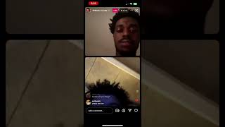 Kodak black on IG live geeked 💊 [upl. by Ahsieki]