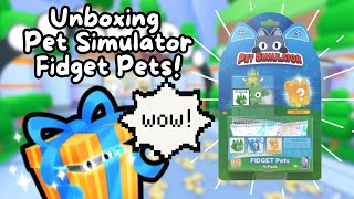 Unboxing Pet Simulator Fidget Pets  Lets see whats inside [upl. by Nagiem]