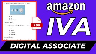 Amazon Digital Associate Iva Online Test  Digital Associate Iva Amazon Interview Questions Answers [upl. by Nonac]