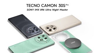 Tecno Camon 30S Pro SONY IMX 896 Ultra Night Master  Official Video [upl. by Lednor]