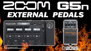 BOSS METAL ZONE  ZOOM G5n PREAMP Direct Recording Patch Settings [upl. by Gale]