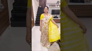 Simple Mangalagiri pattusaree ytshorts ytshort youtubeshorts mangalagiripattusaree [upl. by Asylem]