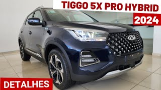 Novo Caoa Chery Tiggo 5x Pro Hybrid 2024 agora com o pacote Max Drive muito seguro e tecnológico [upl. by Rebeca204]