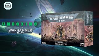 Unboxing Warhammer 40K Dark Angels Lion ElJonson Unboxing [upl. by Gasperoni289]