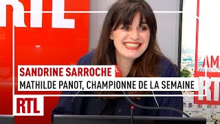 Sandrine Sarroche  Mathilde Panot sa championne de la semaine [upl. by Calvo]