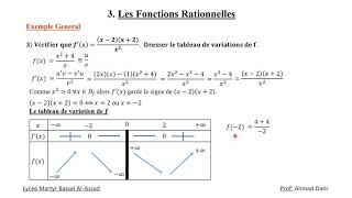 Fonction rationnelle EXercice général [upl. by Arivle]