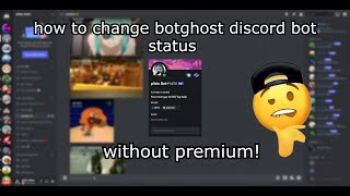 how to change botghost discord bot status without premium [upl. by Eimaraj]