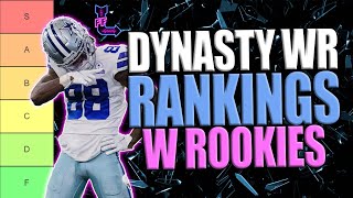 TOP 24 DYNASTY WR RANKINGS amp TIERS  2024 Dynasty Fantasy Football DJ MooreTank DellGarrett Wilson [upl. by Rodrich]