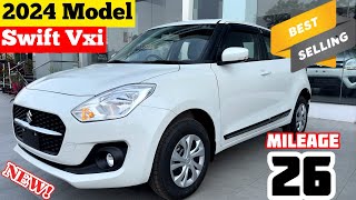 New Maruti Suzuki Swift Vxi 2024 Model Review  Swift Vxi 2024  swift 2024  suzuki swift [upl. by Seko]