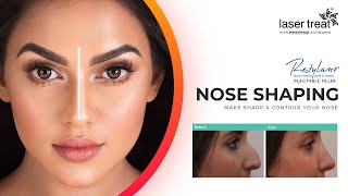 Nose Reshaping  Nose Job  NonSurgical Rhinoplasty  Laser Treat  Dr Shamim [upl. by Aisats]