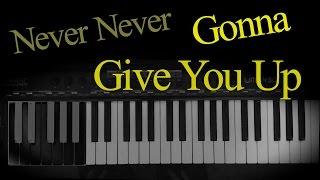 Never Gonna Give You Up Barry White Piano Cover WKeys [upl. by Rolph555]