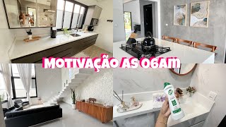 FAXINA COMPLETA NA CASA as 0600 da manhã 🏠💕 MOTIVAÇÃO DE FAXINA CEDO [upl. by Yrehcaz]