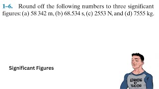 Statics 16 Round off the following numbers to three significant figures [upl. by Oiramaj]